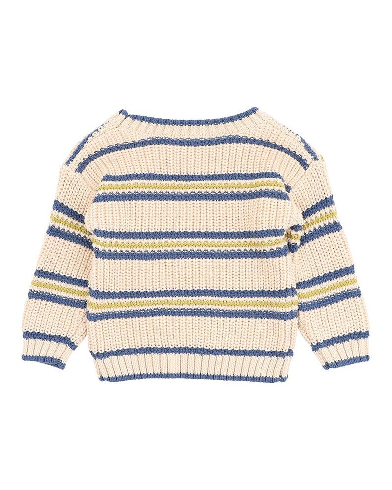 Fox & Finch High Flyer Stripe Knitted Jumper