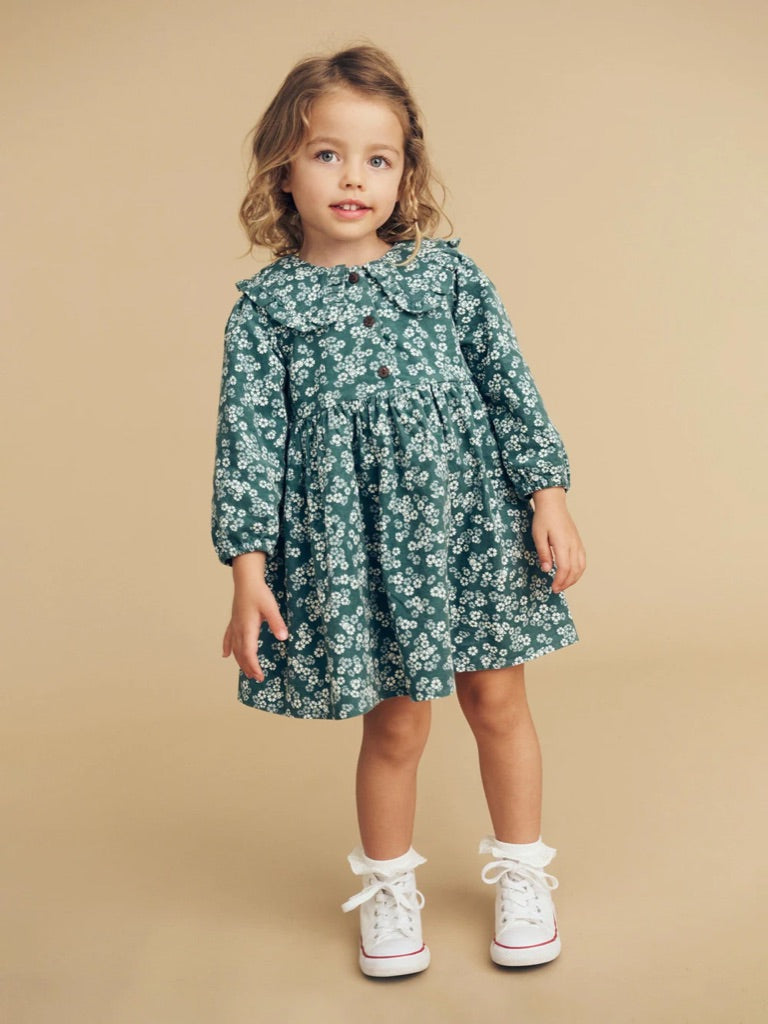 Huxbaby Peek A Boo Bunny Collar Dress