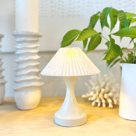 Mediterranean Markets Metal & Fabric Lamp