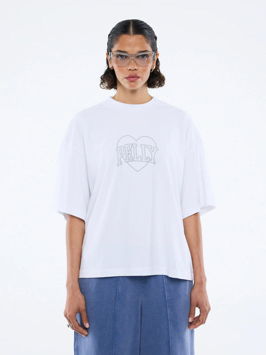 Ena Pelly Rhinestone Logo Tee