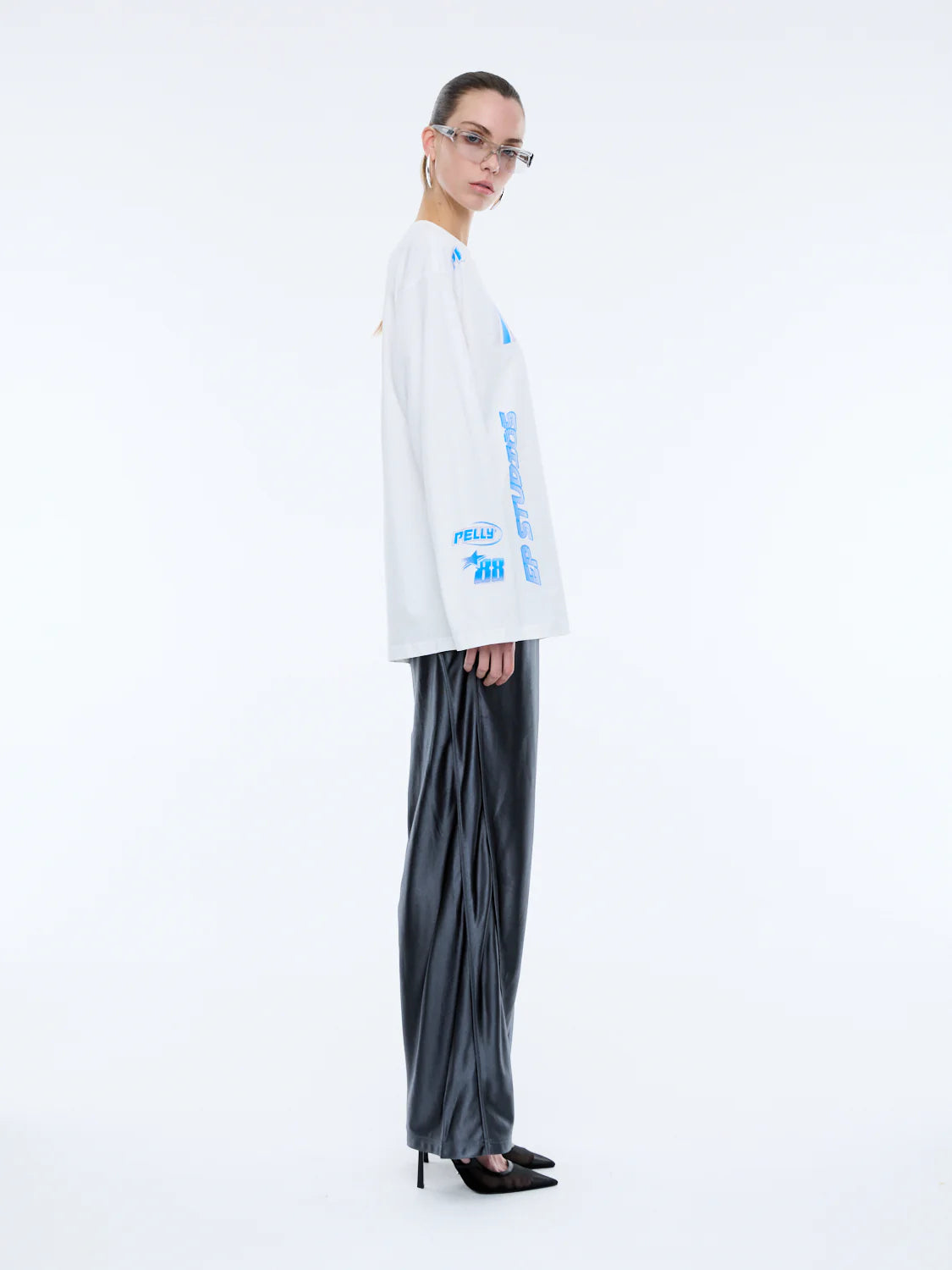 Ena Pelly Moto Long Sleeve Tee