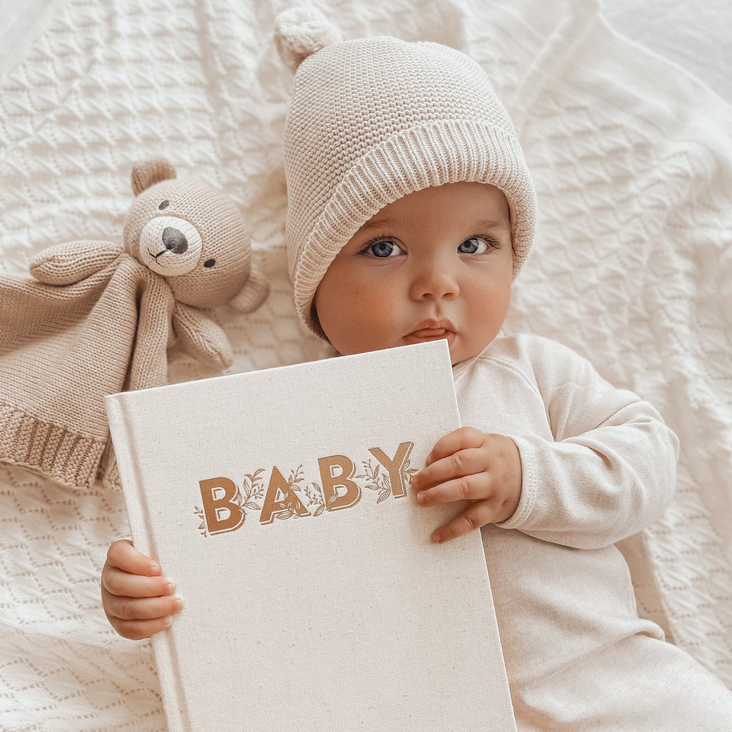 Fox and Fallow Mini Oatmeal Boxed Baby Book