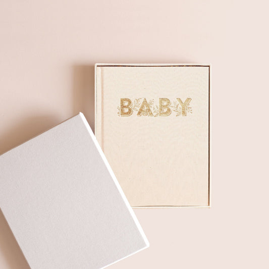 Fox and Fallow Mini Oatmeal Boxed Baby Book