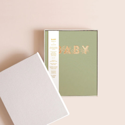 Fox and Fallow Sage Mini Boxed Baby Book