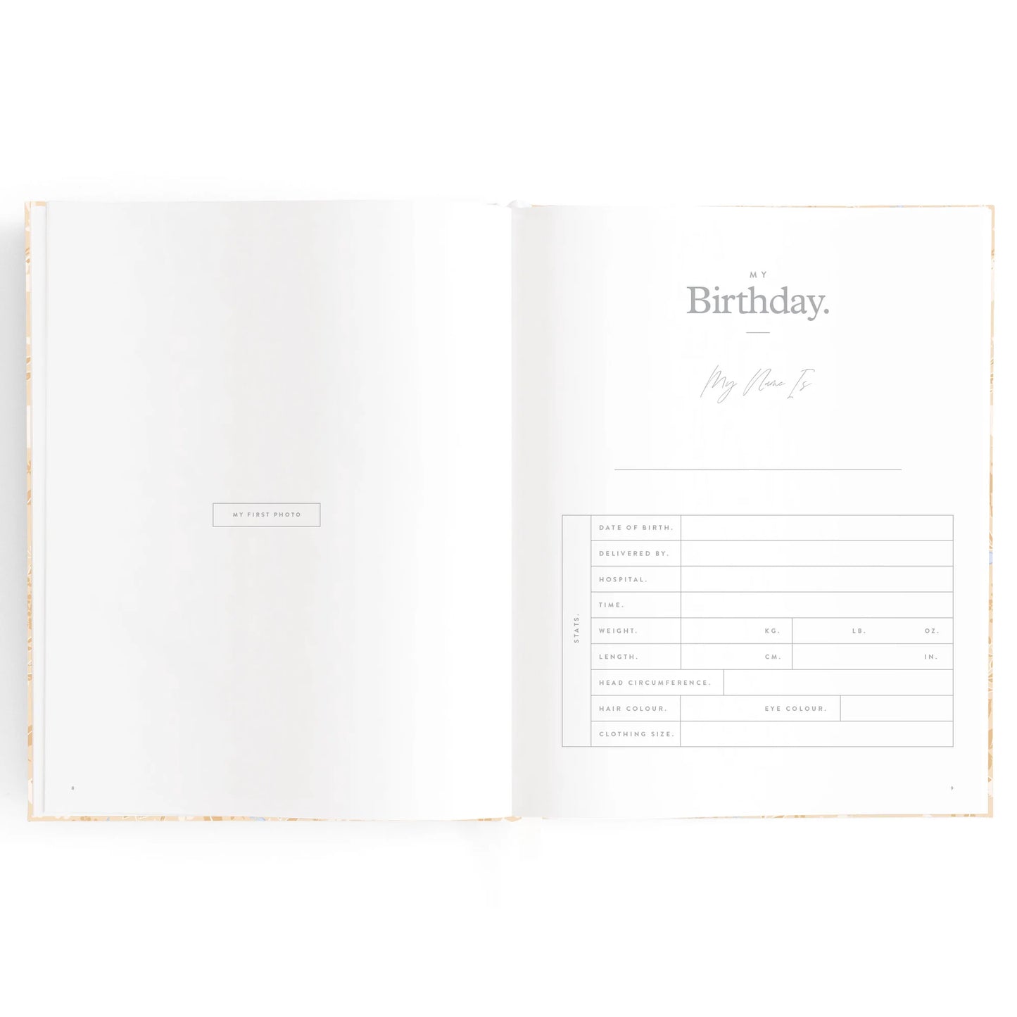 Fox and Fallow Baby Book Petal Stripe Boxed