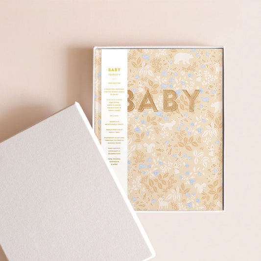 Fox & Fallow Baby Book Forest Friends Maple Boxed