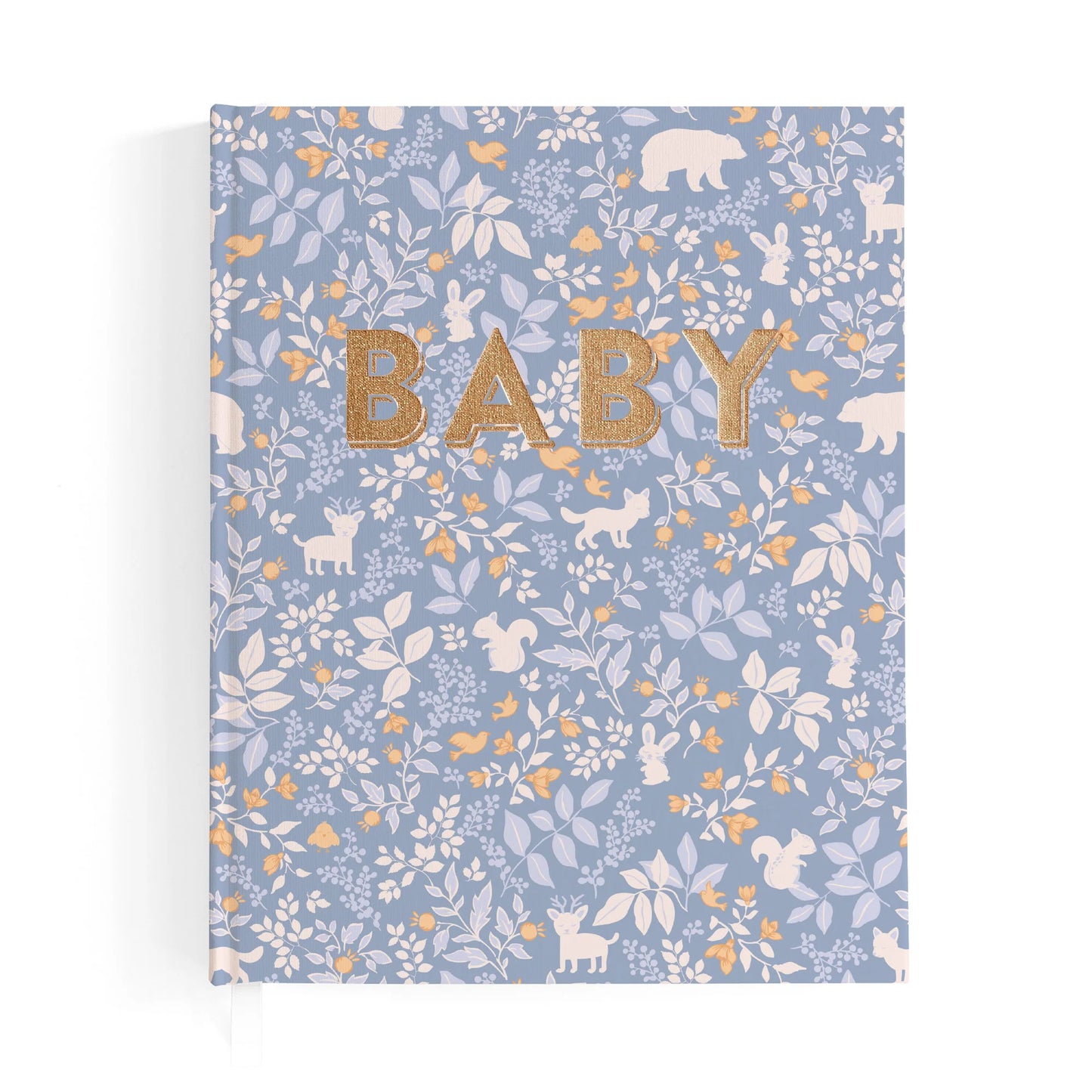Fox and Fallow Baby Book Forest Friends Cornflour Blue Boxed