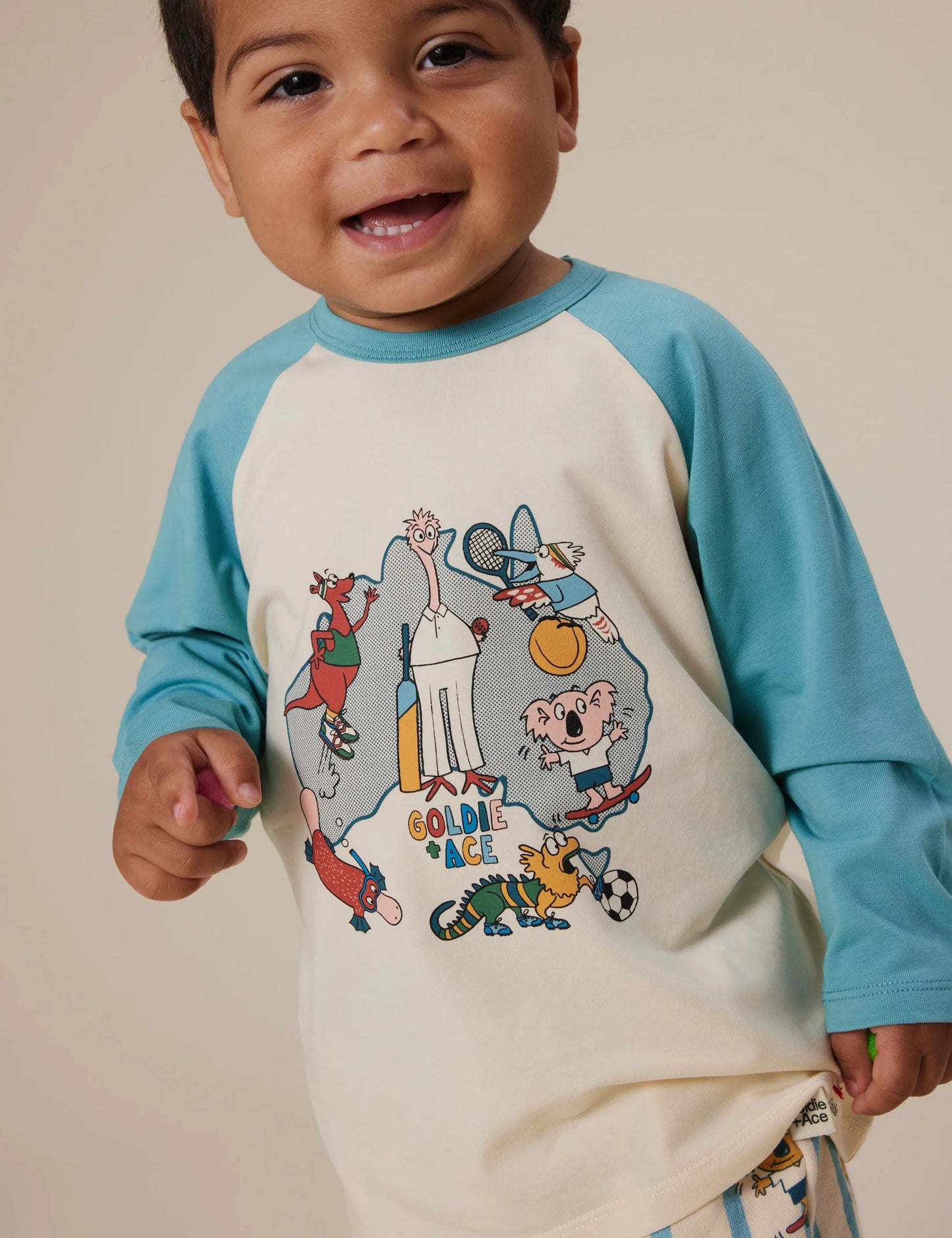 Goldie + Ace Team Goldie Raglan Long Sleeve Top