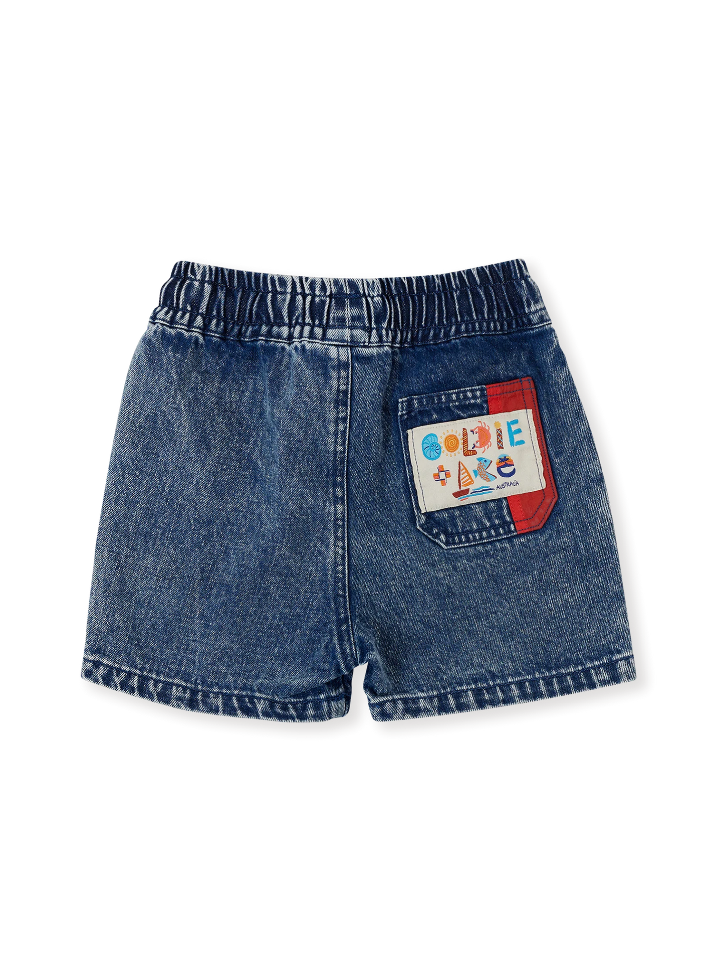 Goldie + Ace Primary Pop Noah Denim Shorts