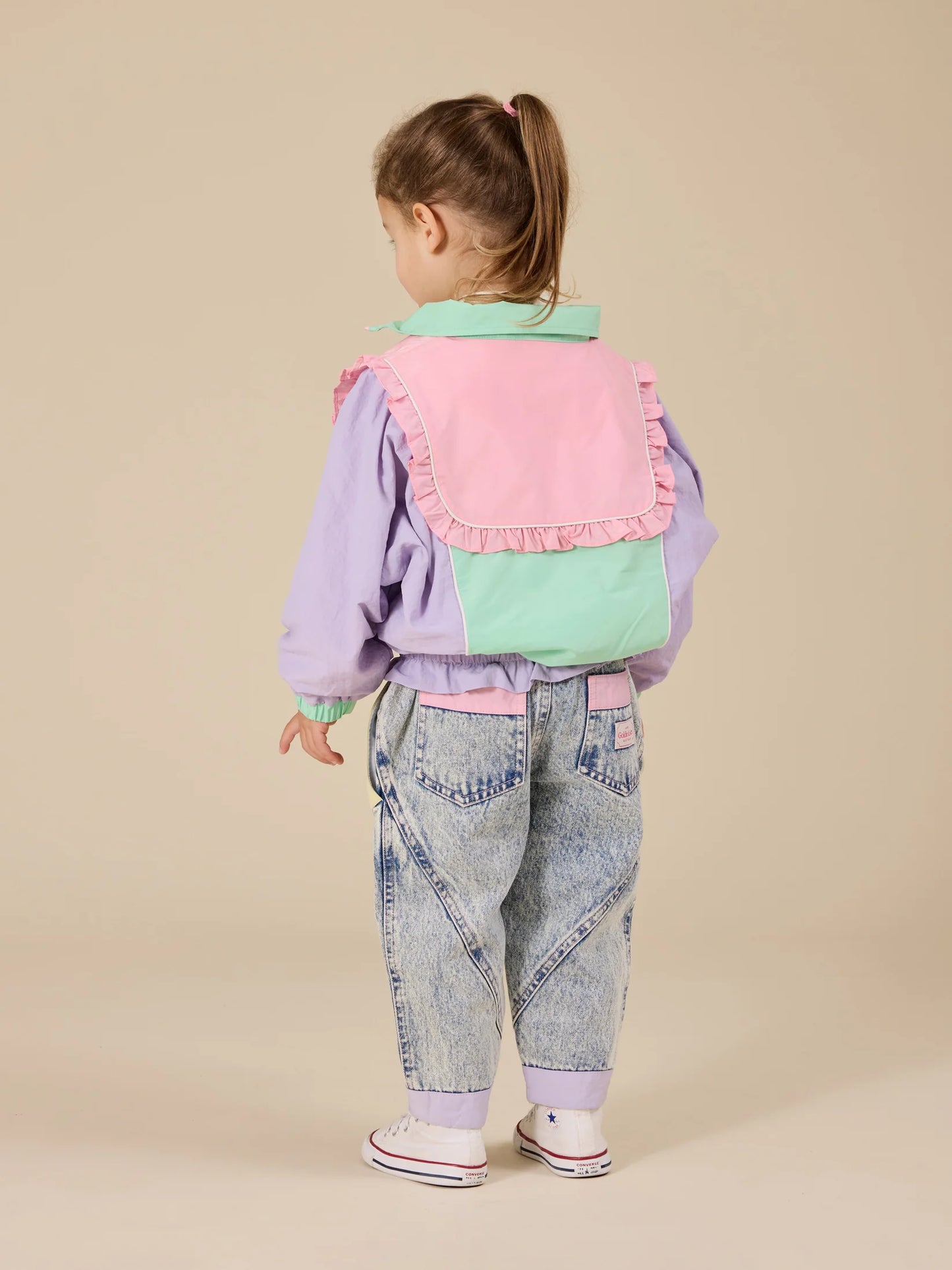 Goldie + Ace Frill Seekers Retro Spray Jacket Peapod