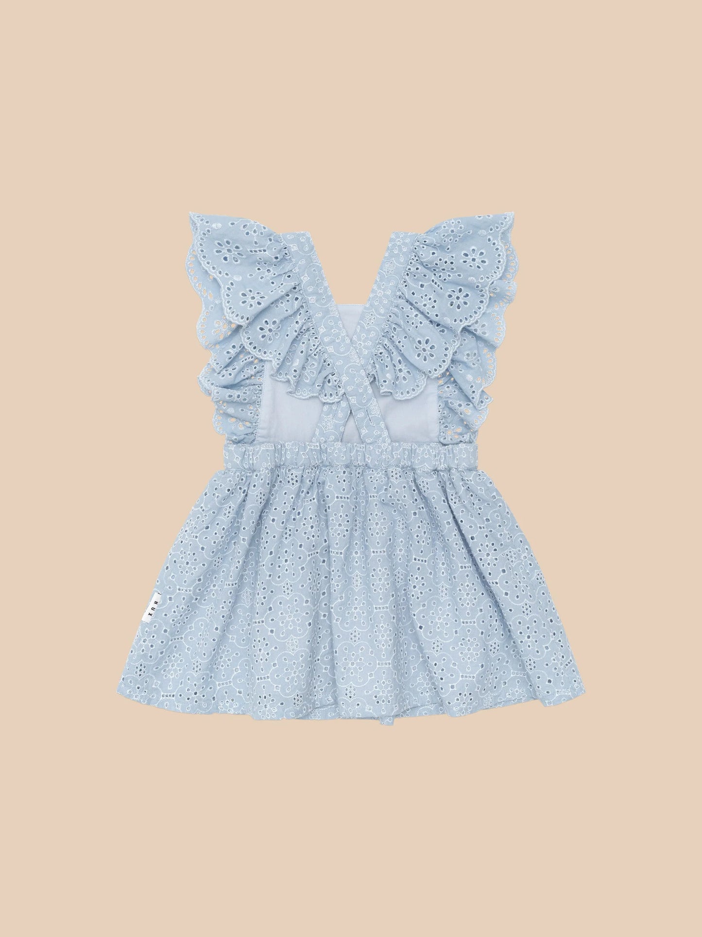 Huxbaby BRODERIE RUFFLE DRESS