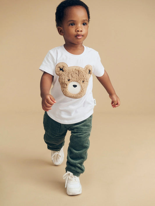 Huxbaby FURRY HUXBEAR TSHIRT - White