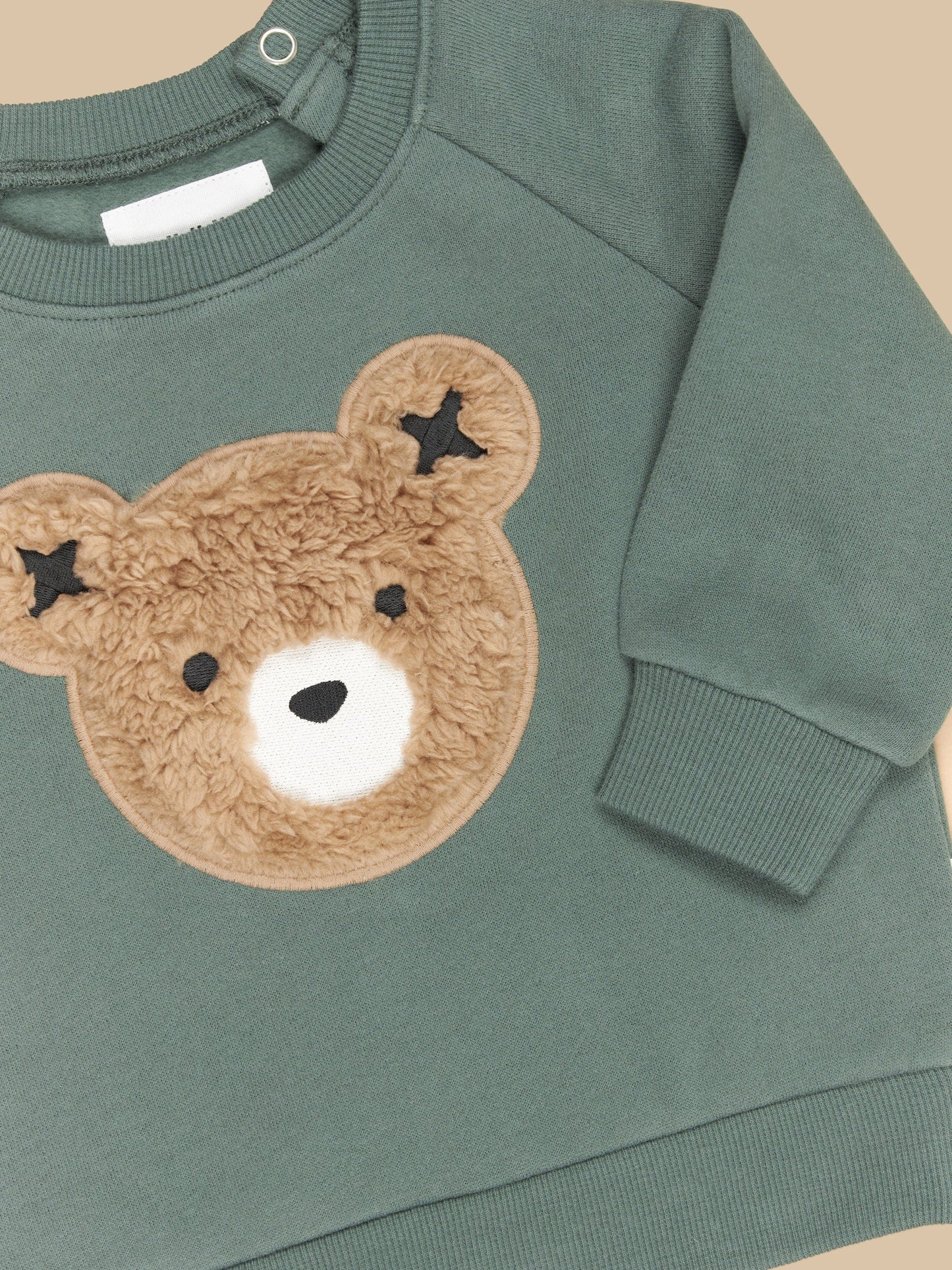 Huxbaby Furry Huxbear sweatshirt Light Spruce
