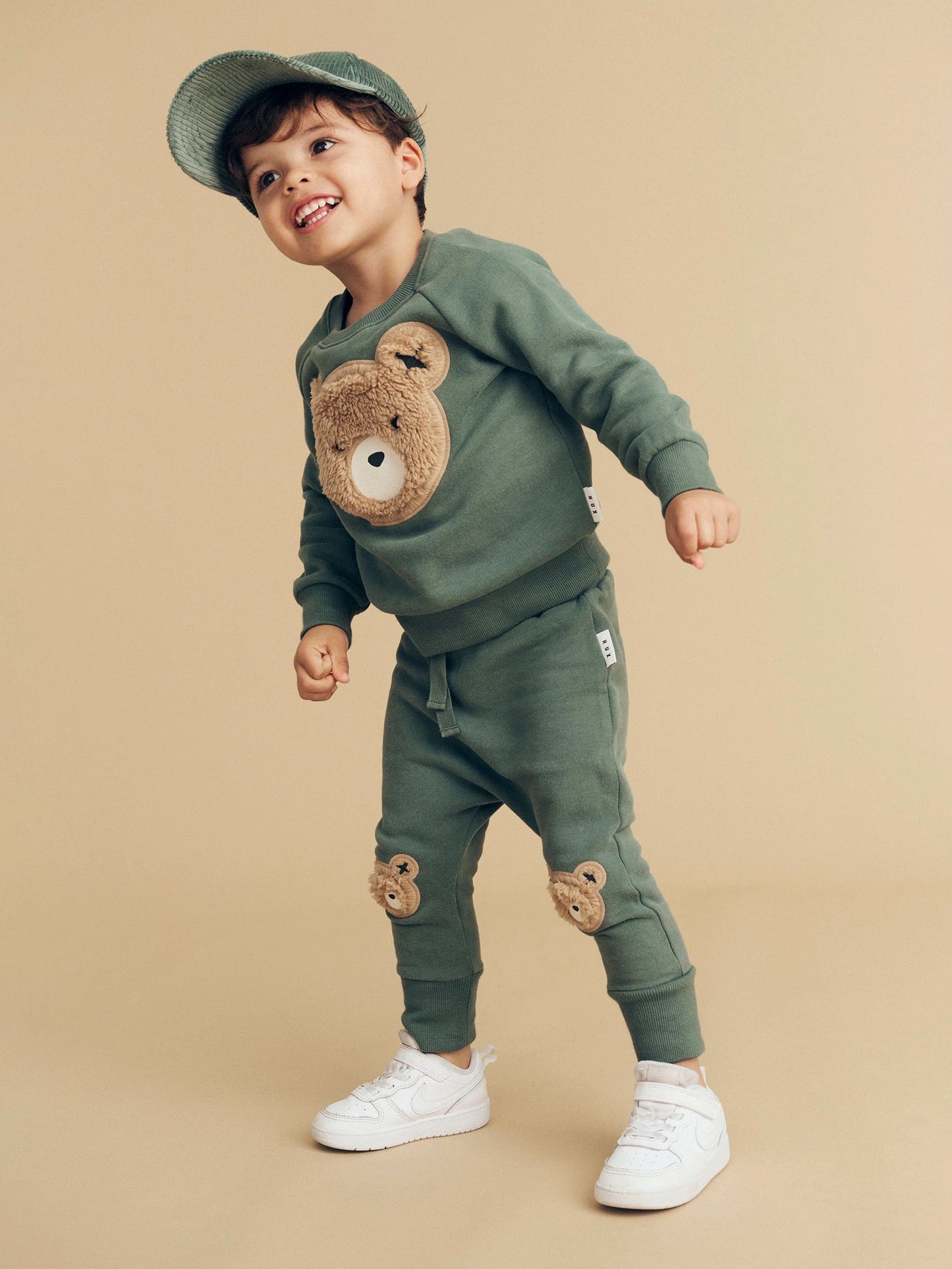 Huxbaby Furry Huxbear sweatshirt Light Spruce