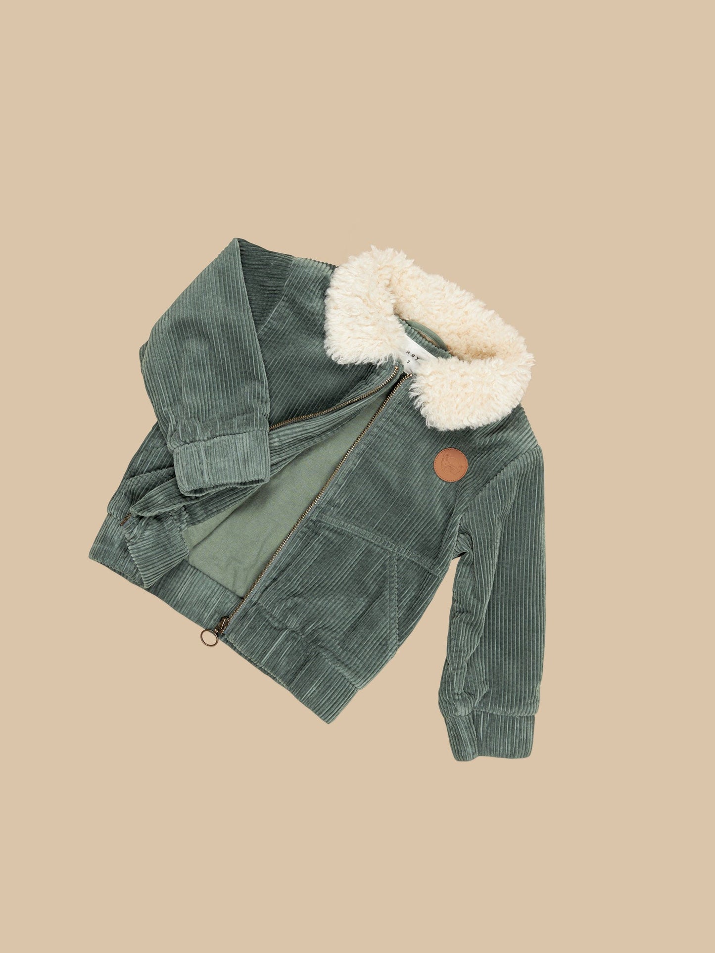 Huxbaby 80's Cord Jacket Light Spruce