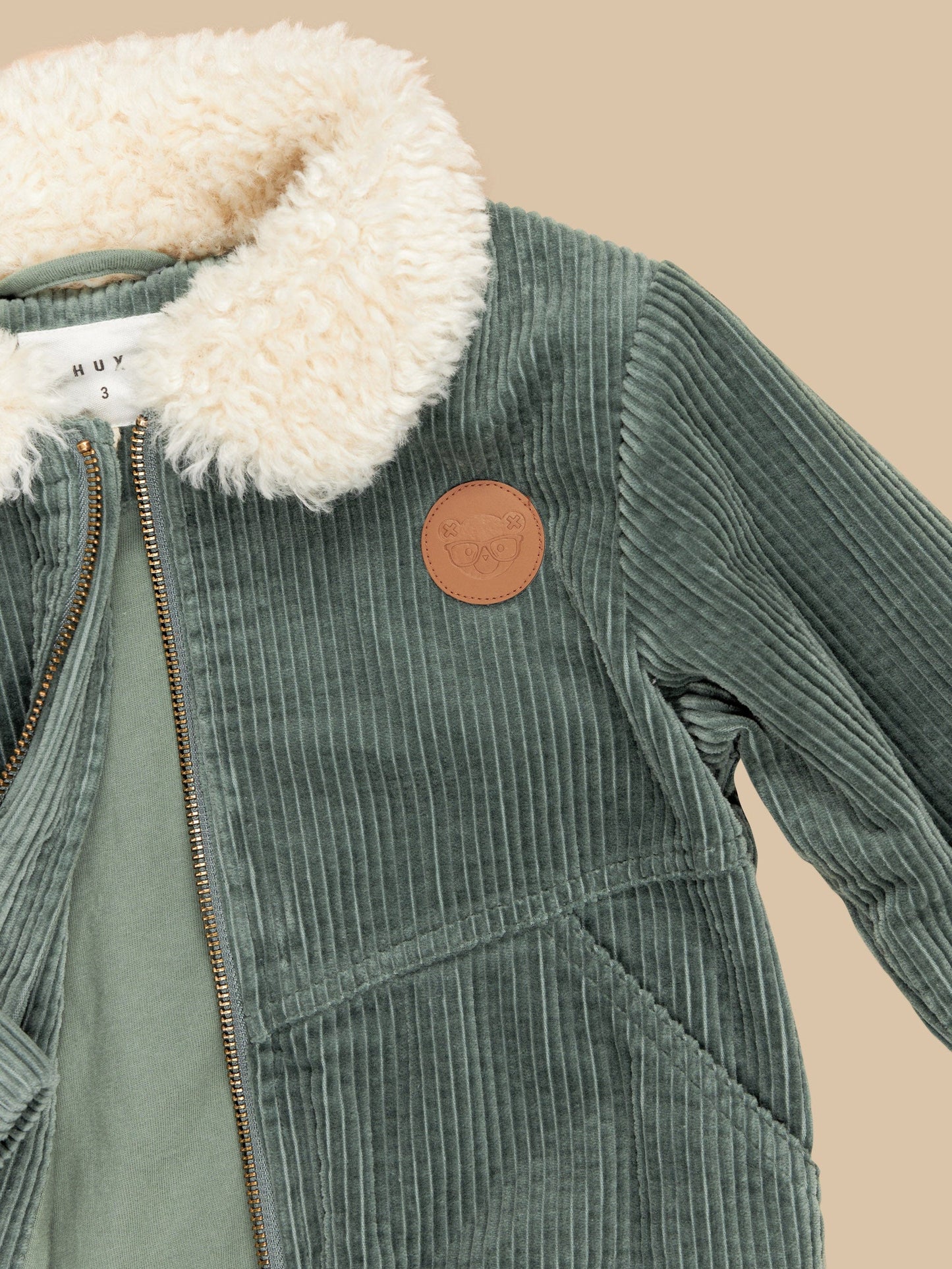 Huxbaby 80's Cord Jacket Light Spruce