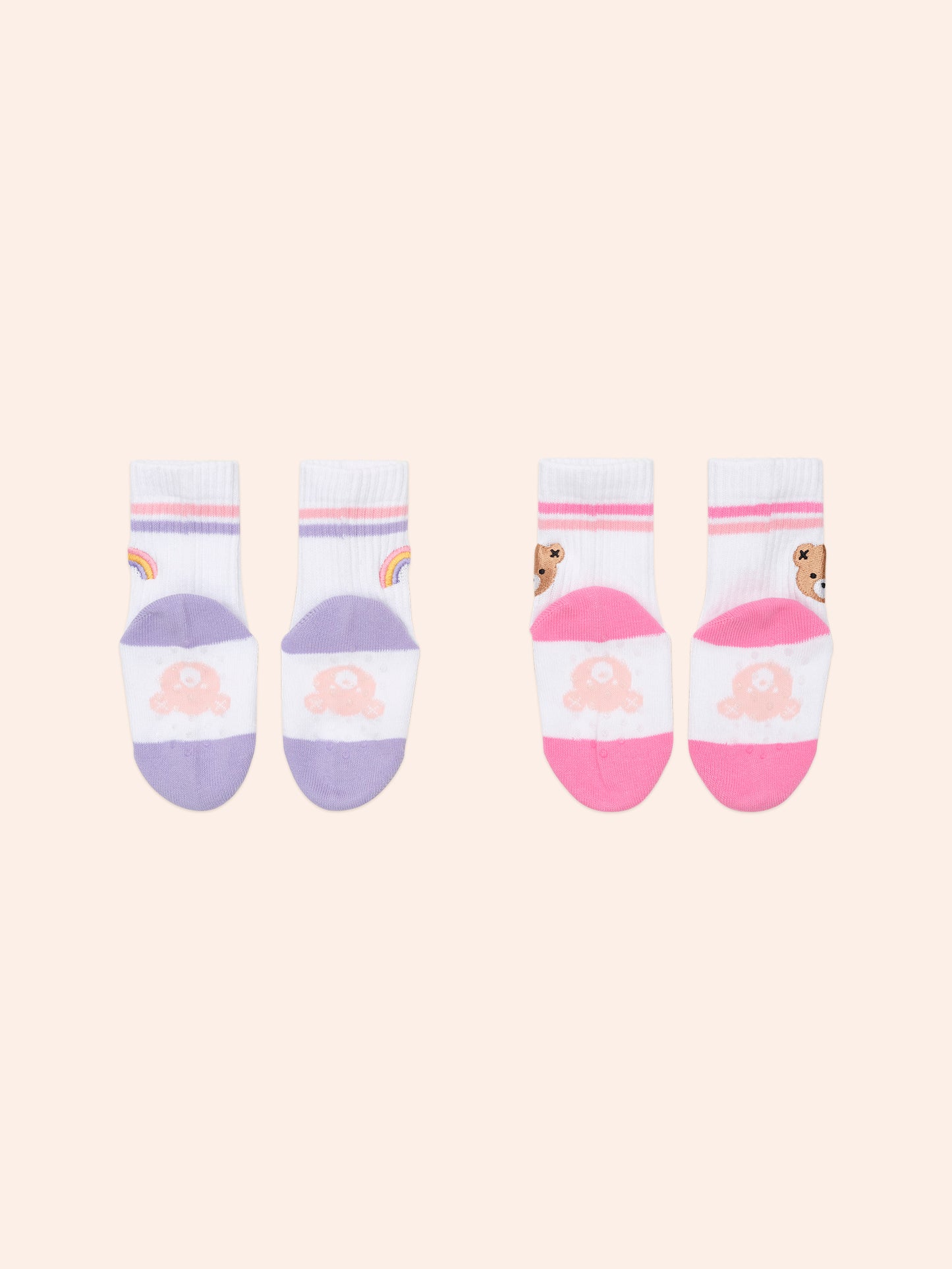 Huxbaby Hux Sockys Blush 2Pk
