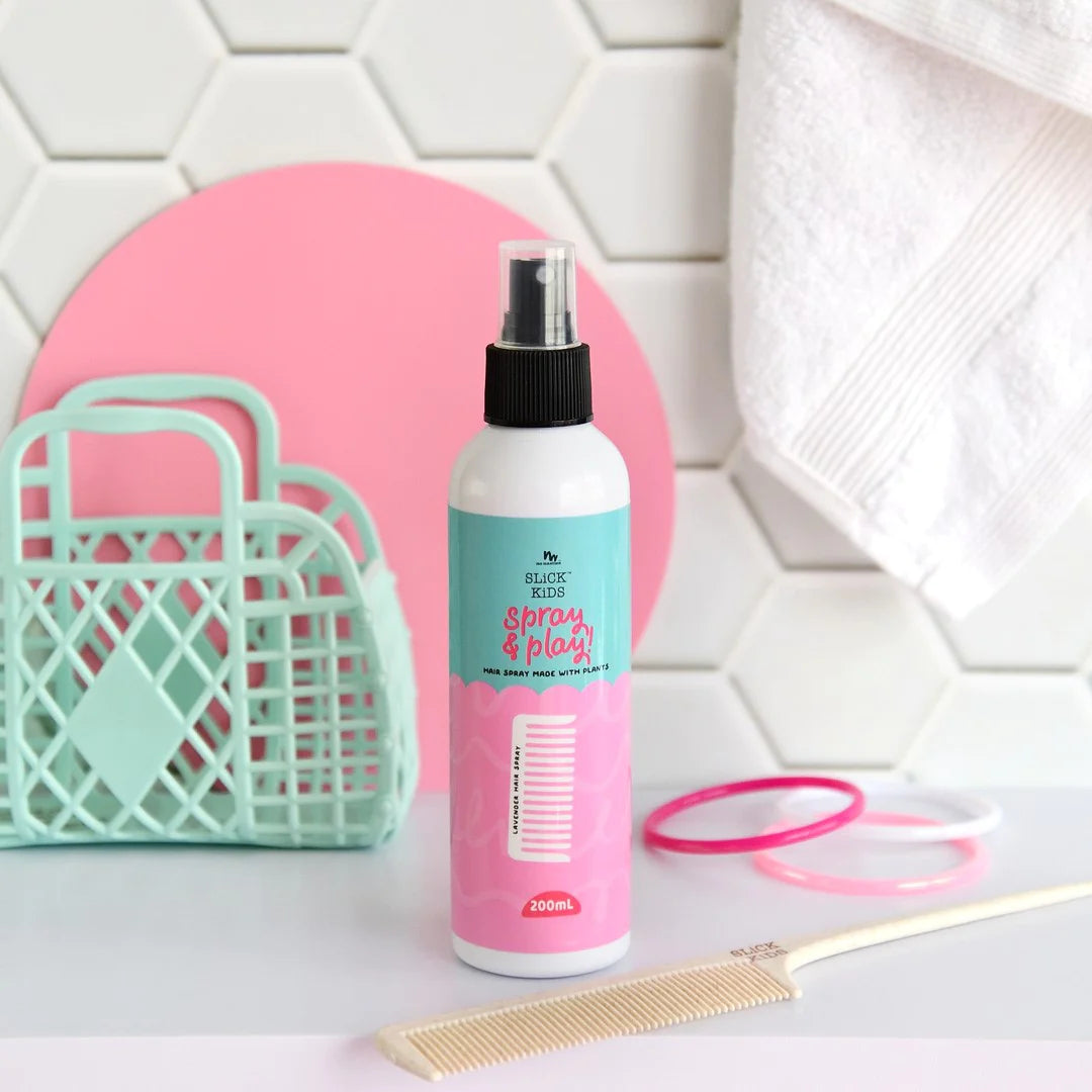 No Nasties Plant Based Alcohol Free Hair Spray in Calming Lavender and Fresh Lime 200ml