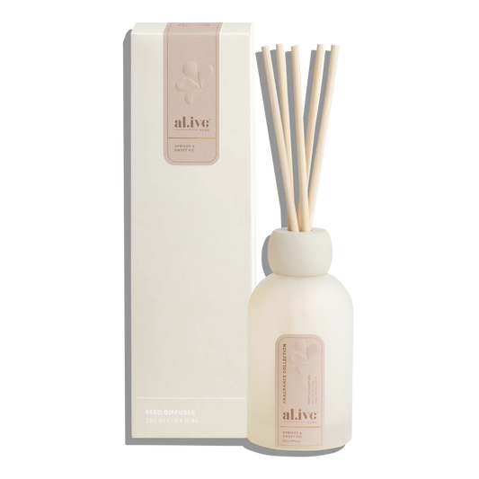 Al.ive Body Reed Diffuser- Apricot & Sweet Fig