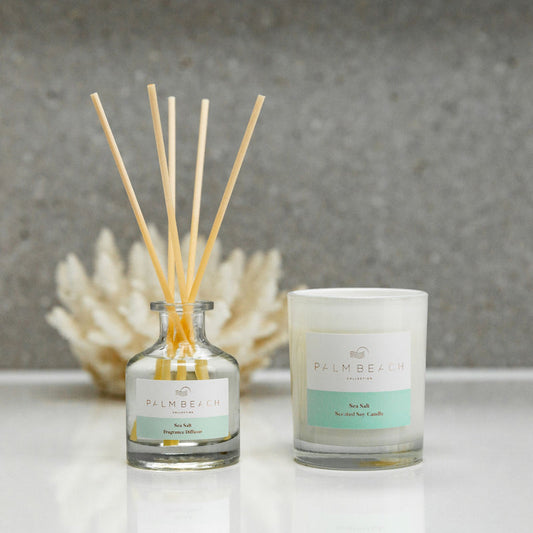 Palm Beach Collection- Sea Salt Mini Candle & Diffuser Gift Pack