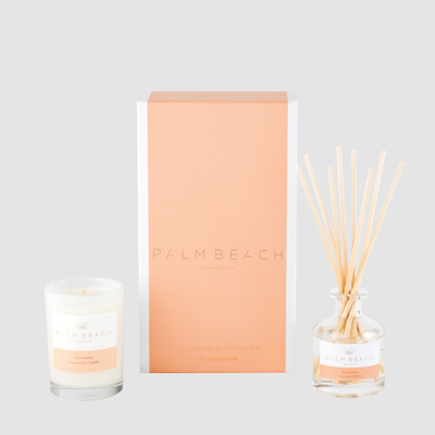 Palm Beach Collection- Watermelon  Mini Candle & Diffuser Gift Pack