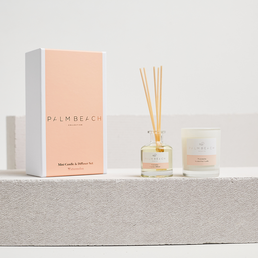 Palm Beach Collection- Watermelon  Mini Candle & Diffuser Gift Pack