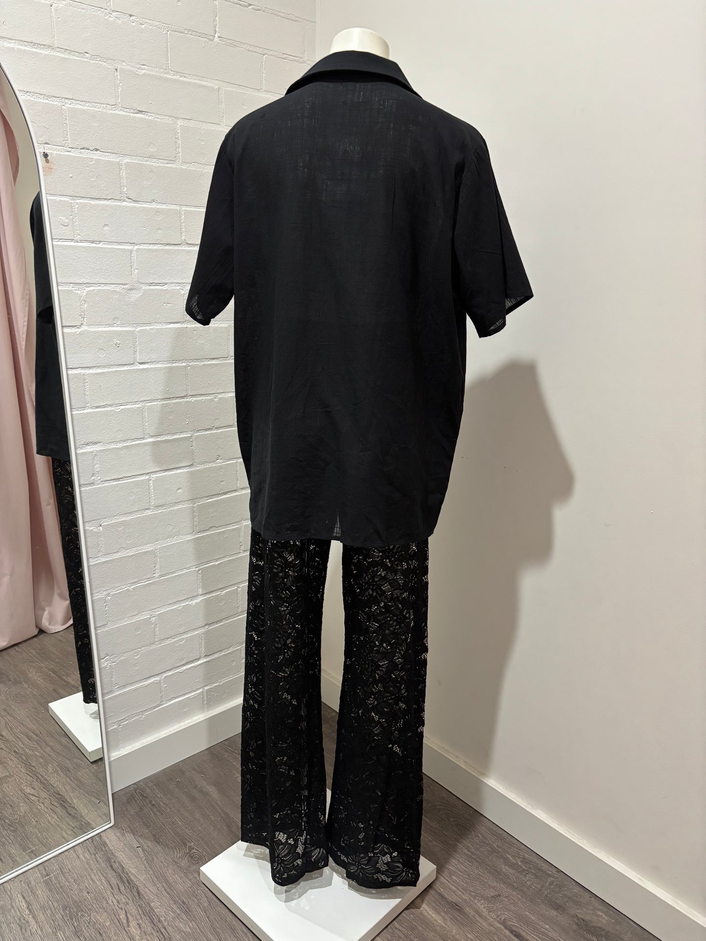 By Frankie Shirt & Lace Pant Set - Assorted