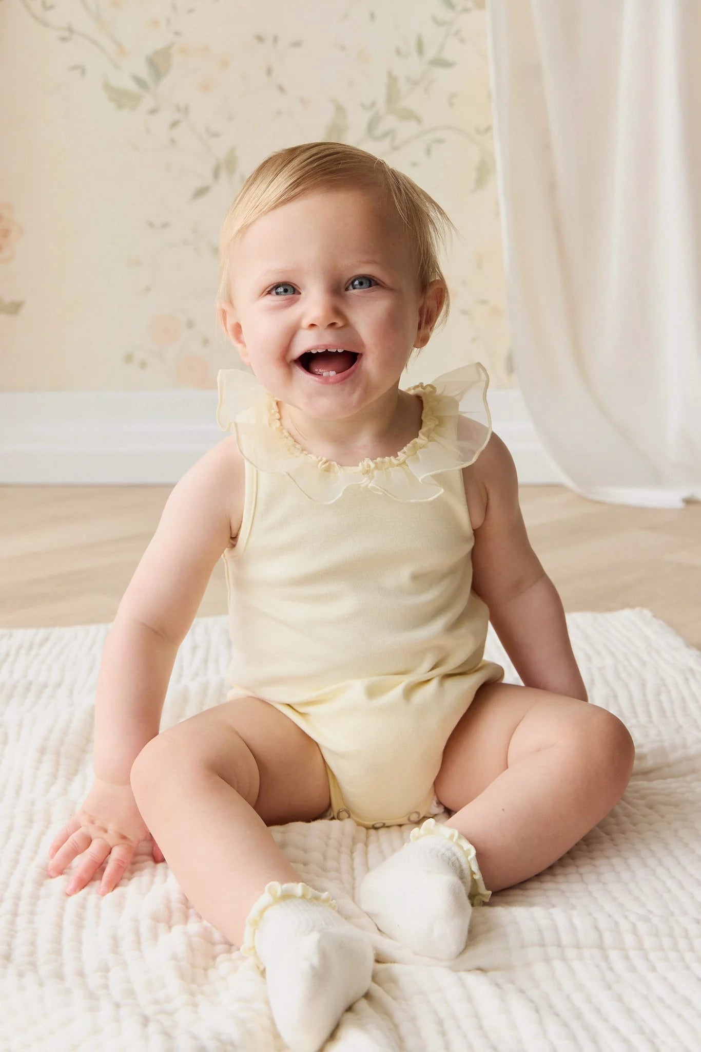 Jamie Kay Adalyn Playsuit - Lemon