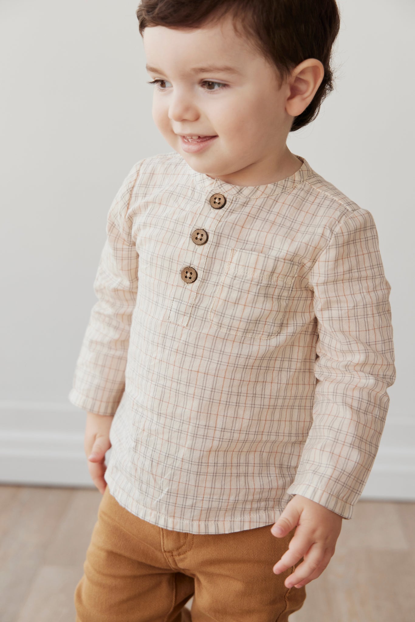 Jamie Kay - Organic Cotton Louis Top - Billy Check