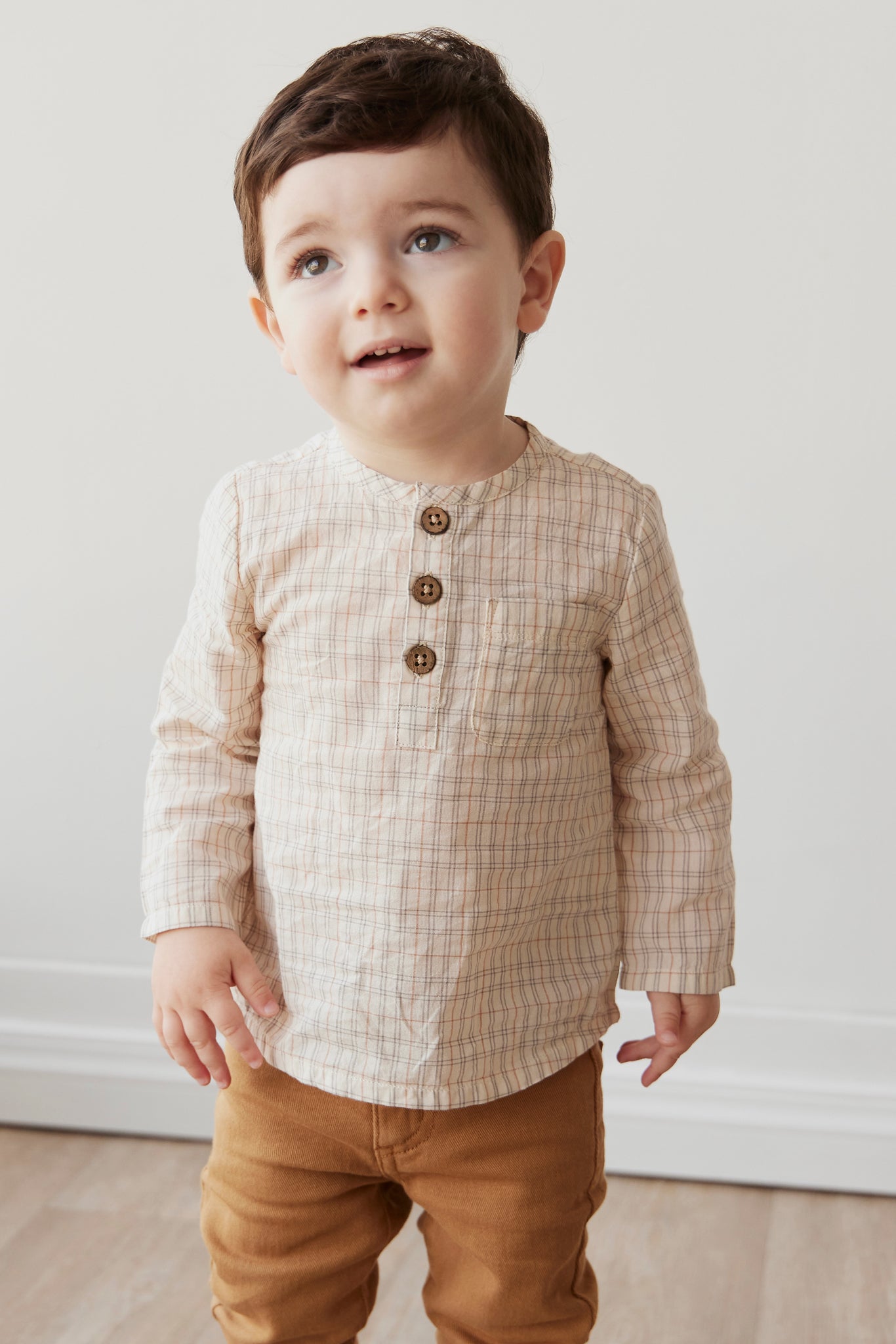Jamie Kay - Organic Cotton Louis Top - Billy Check
