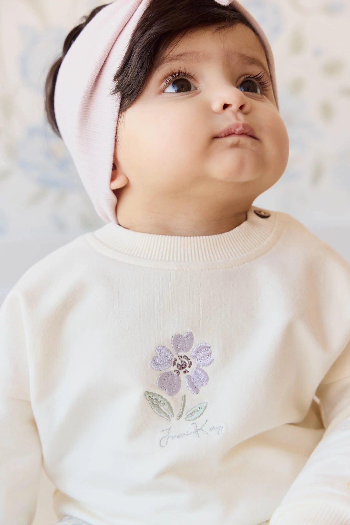Jamie Kay - Organic Cotton Bobbie Sweatshirt - Parchment Lola