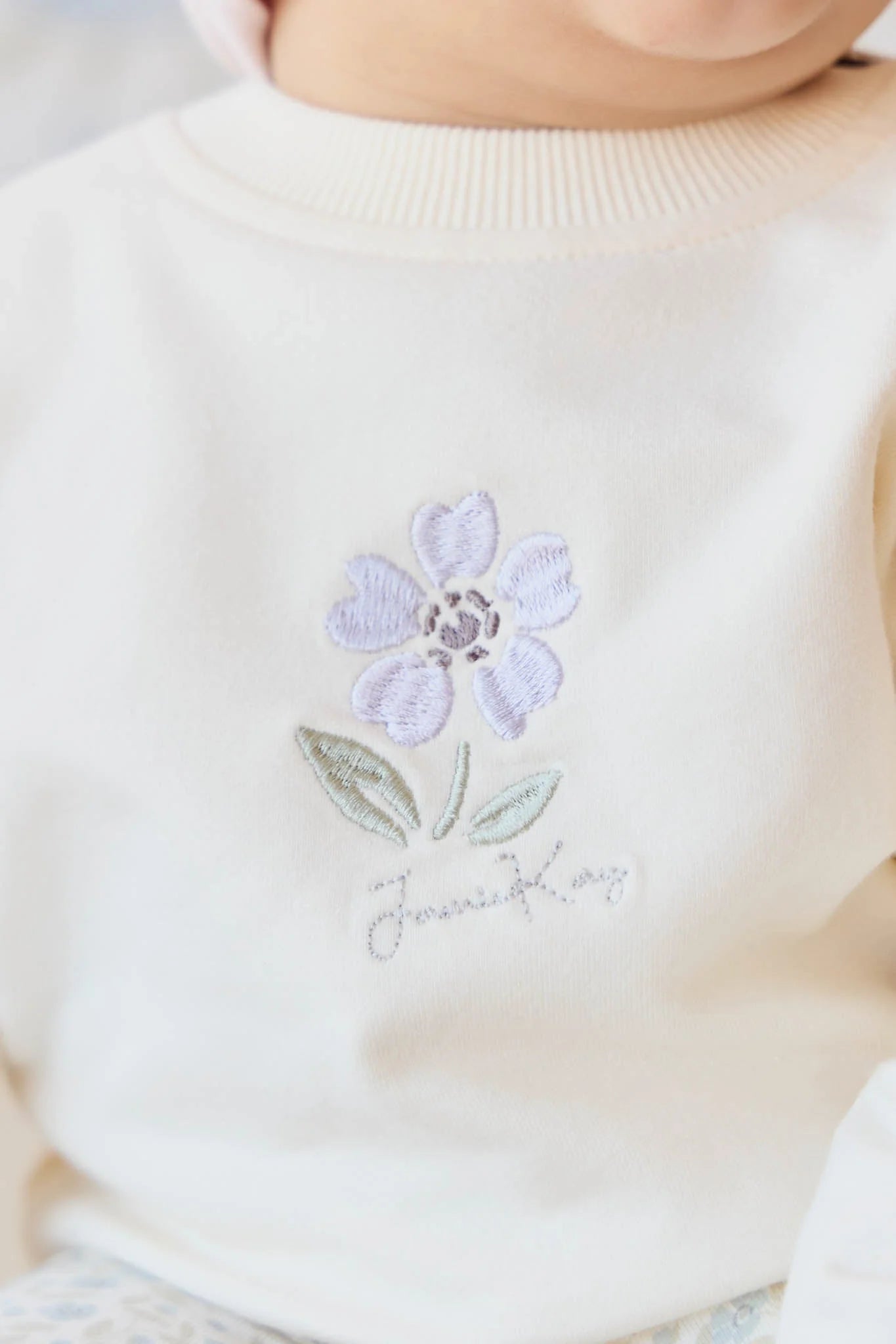 Jamie Kay - Organic Cotton Bobbie Sweatshirt - Parchment Lola