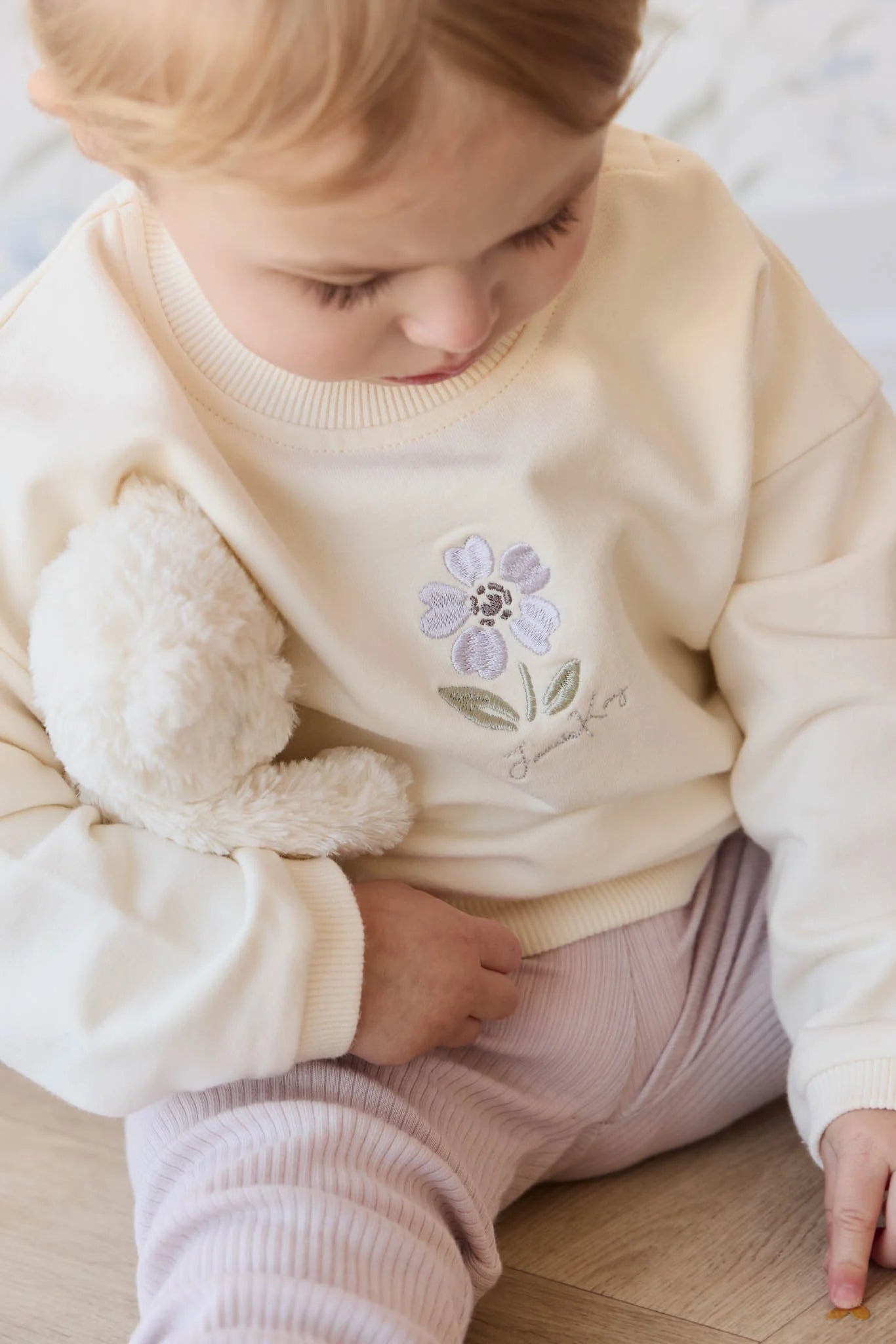 Jamie Kay - Organic Cotton Bobbie Sweatshirt - Parchment Lola