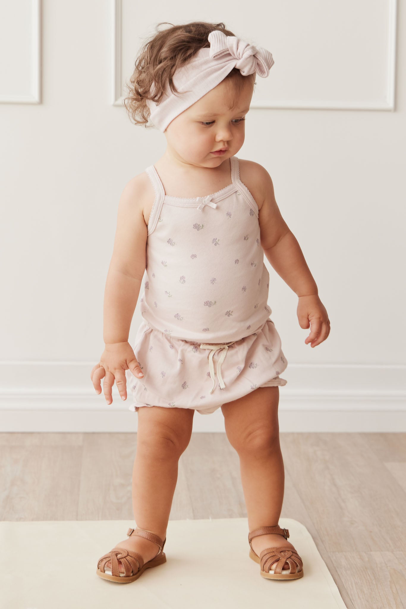 Jamie Kay - Organic Cotton Singlet - Meredith Violet