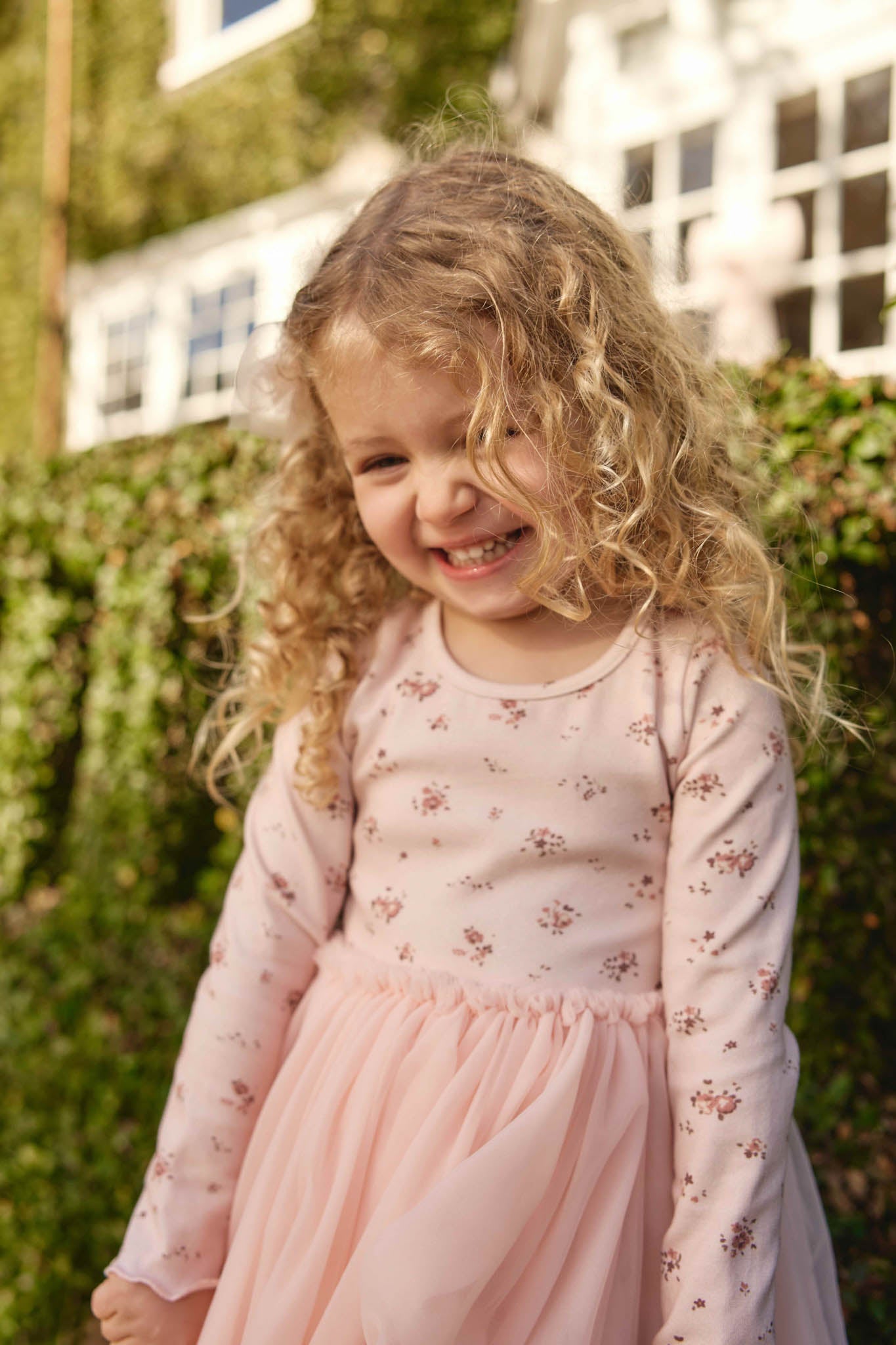 Jamie Kay Anna Tulle Dress - Petite Fleur Soft Peony