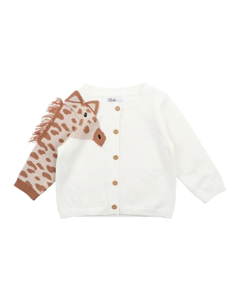 Bebe QUINN GIRAFFE CARDIGAN