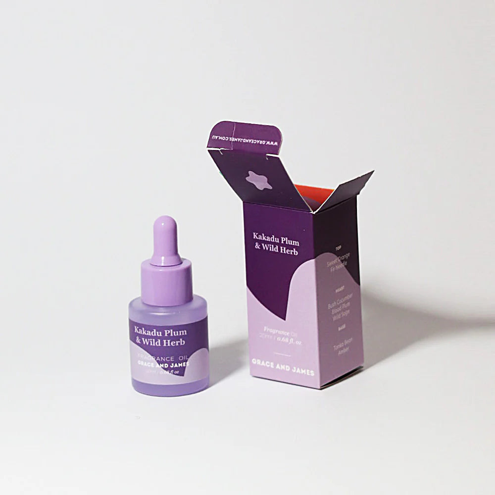 Grace & James Kakadu Plum & Wild Herb- Felt Air Freshener