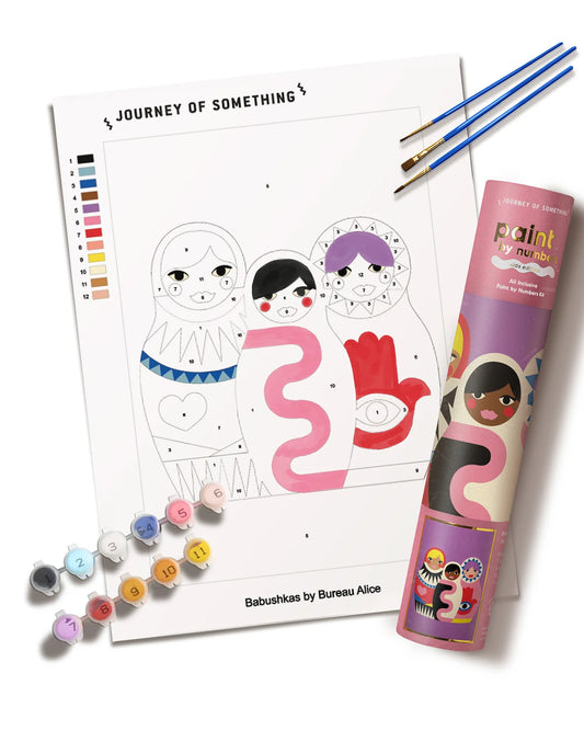 Journey Of Something Kids Paint By Numbers Kit - Babushkas