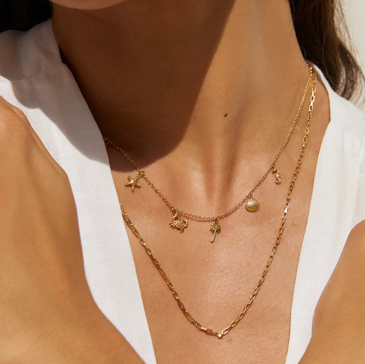 Arms of Eve Ariel Gold Necklace