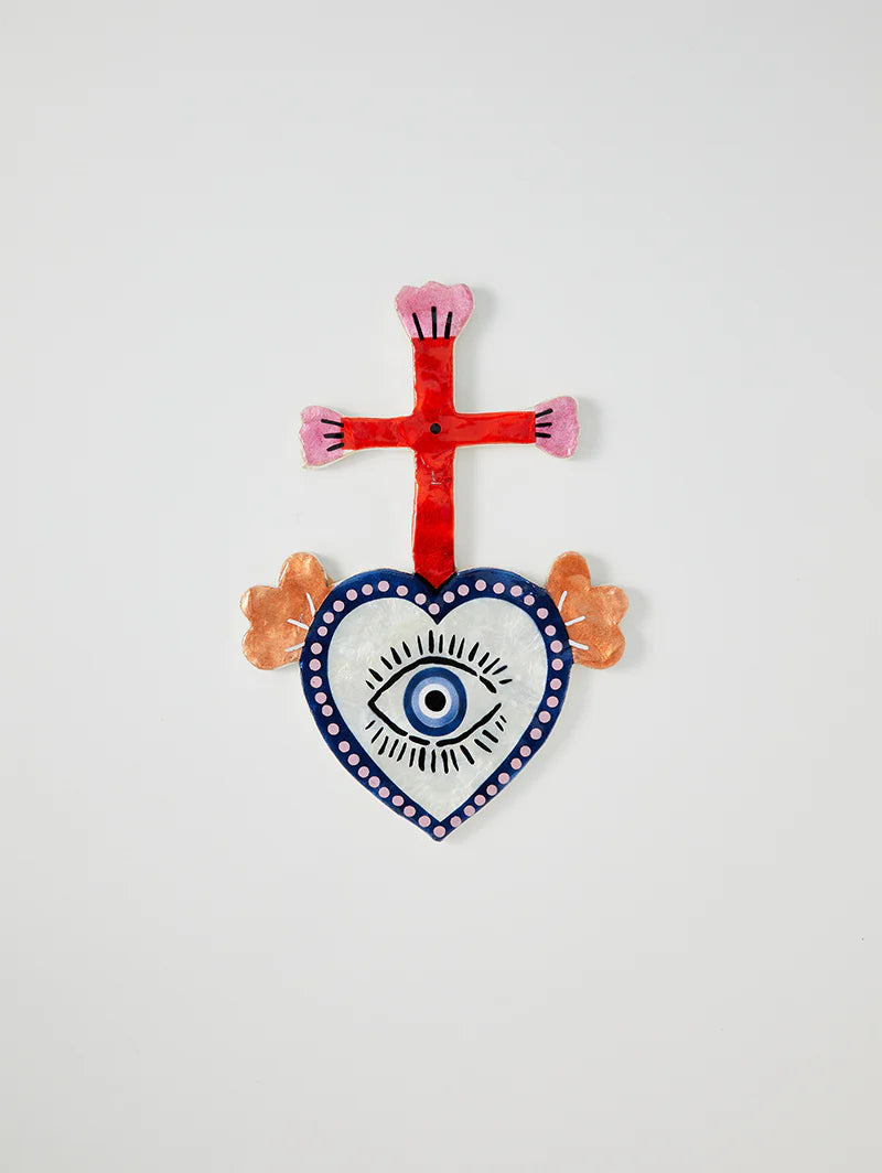 Jones & Co Corazon Cross Pink