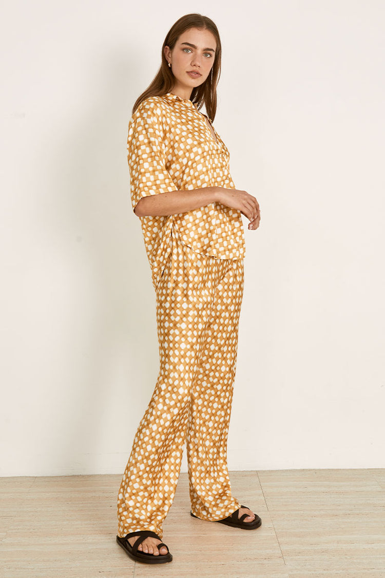 Mon Renn Lumen Pant Golden Check