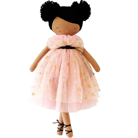 ALIMROSE  Alimrose Halle Ballerina Doll 48cm (Light Brown & Ebony).