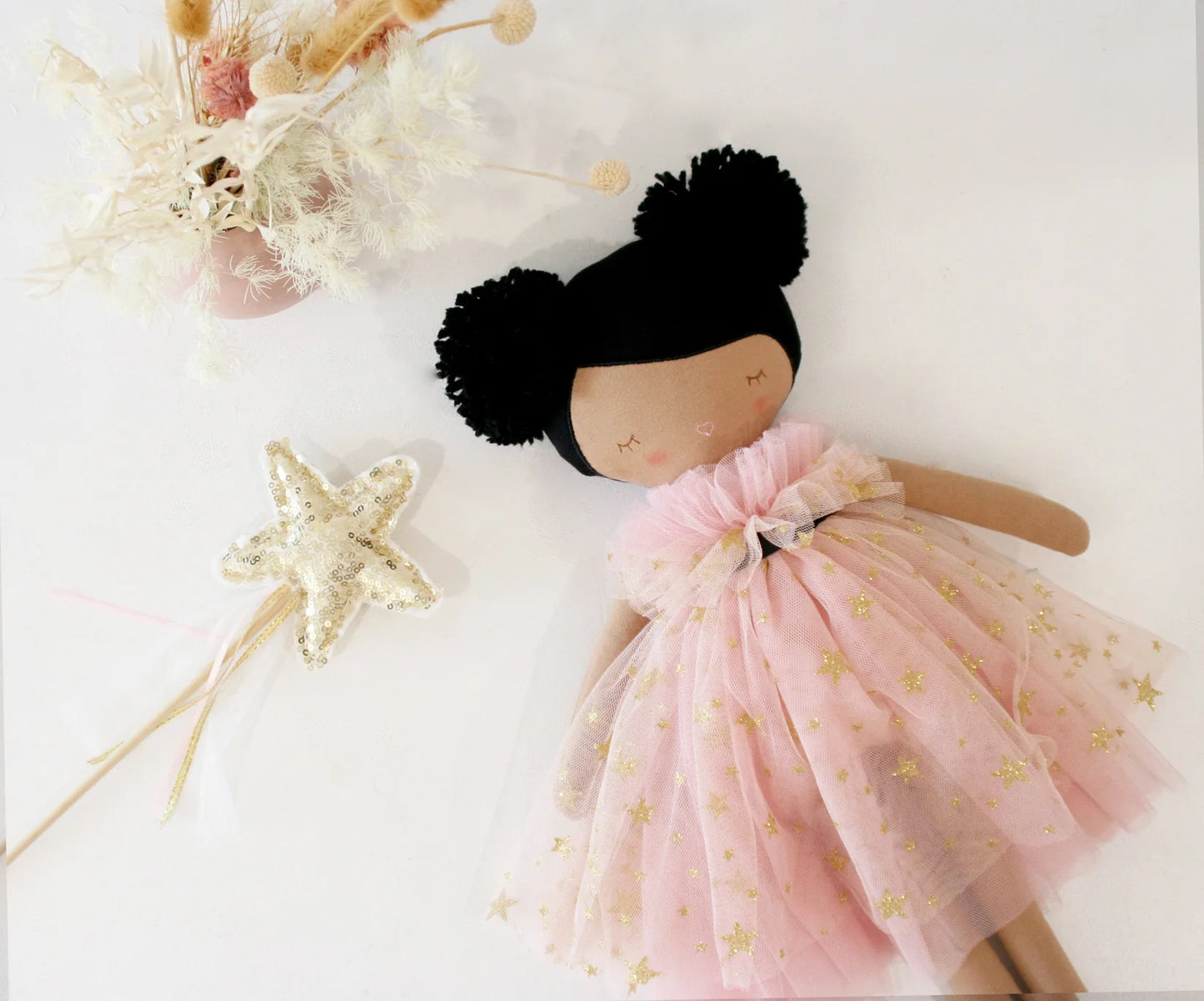 ALIMROSE Alimrose Halle Ballerina Doll 48cm (Light Brown & Ebony).