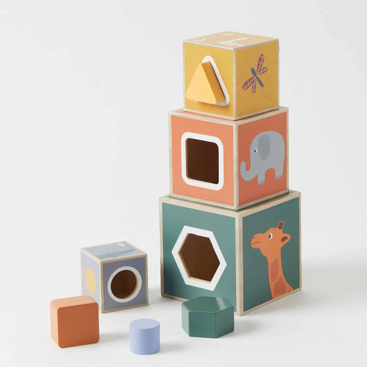 Zookabee - Wooden Stacking Cubes