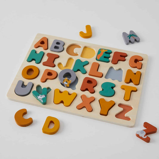 Zookabee - Wooden Alphabet Puzzle