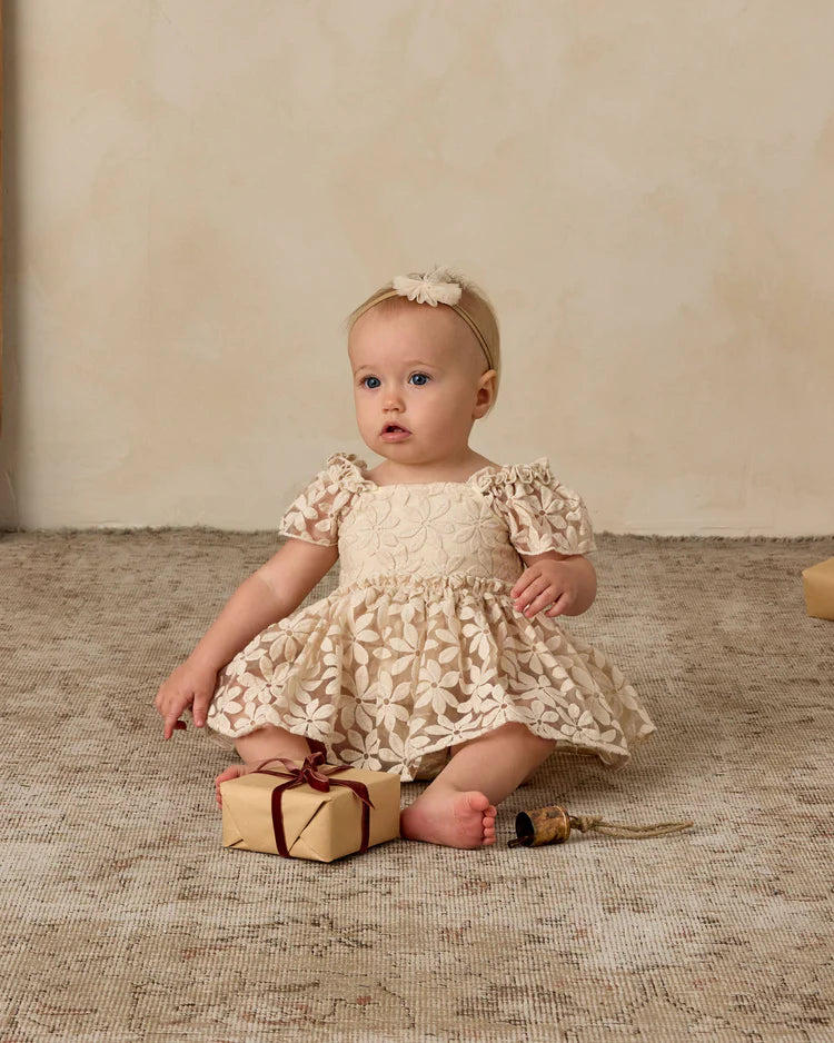 Noralee  Margot Romper | Embroidered Daisy