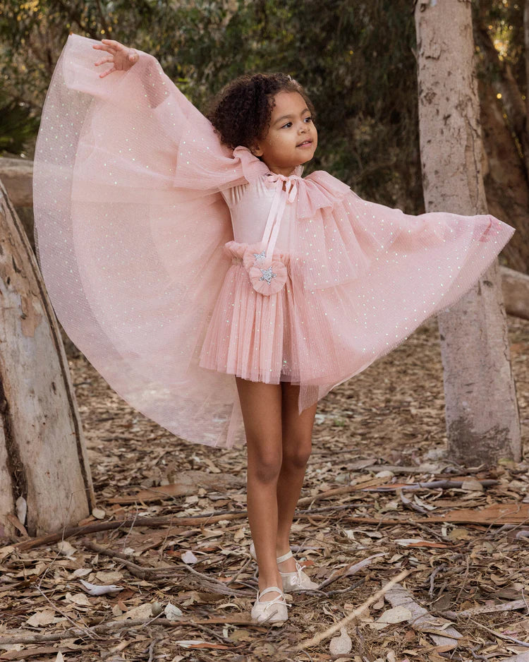 Noralee  Tulle Cape | Rose