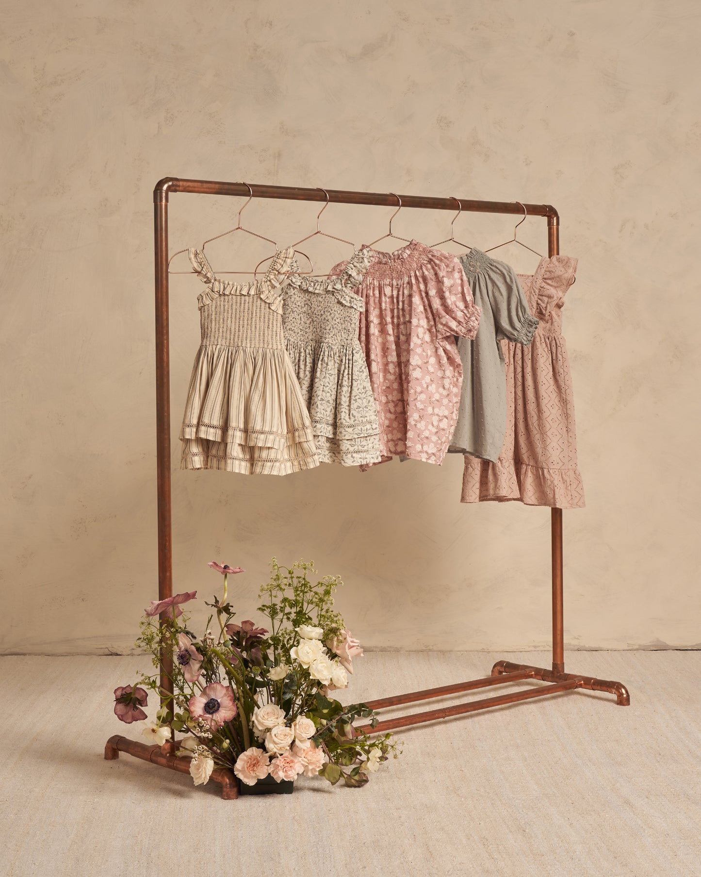 Noralee Maddie Dress || Blush Hydrangea
