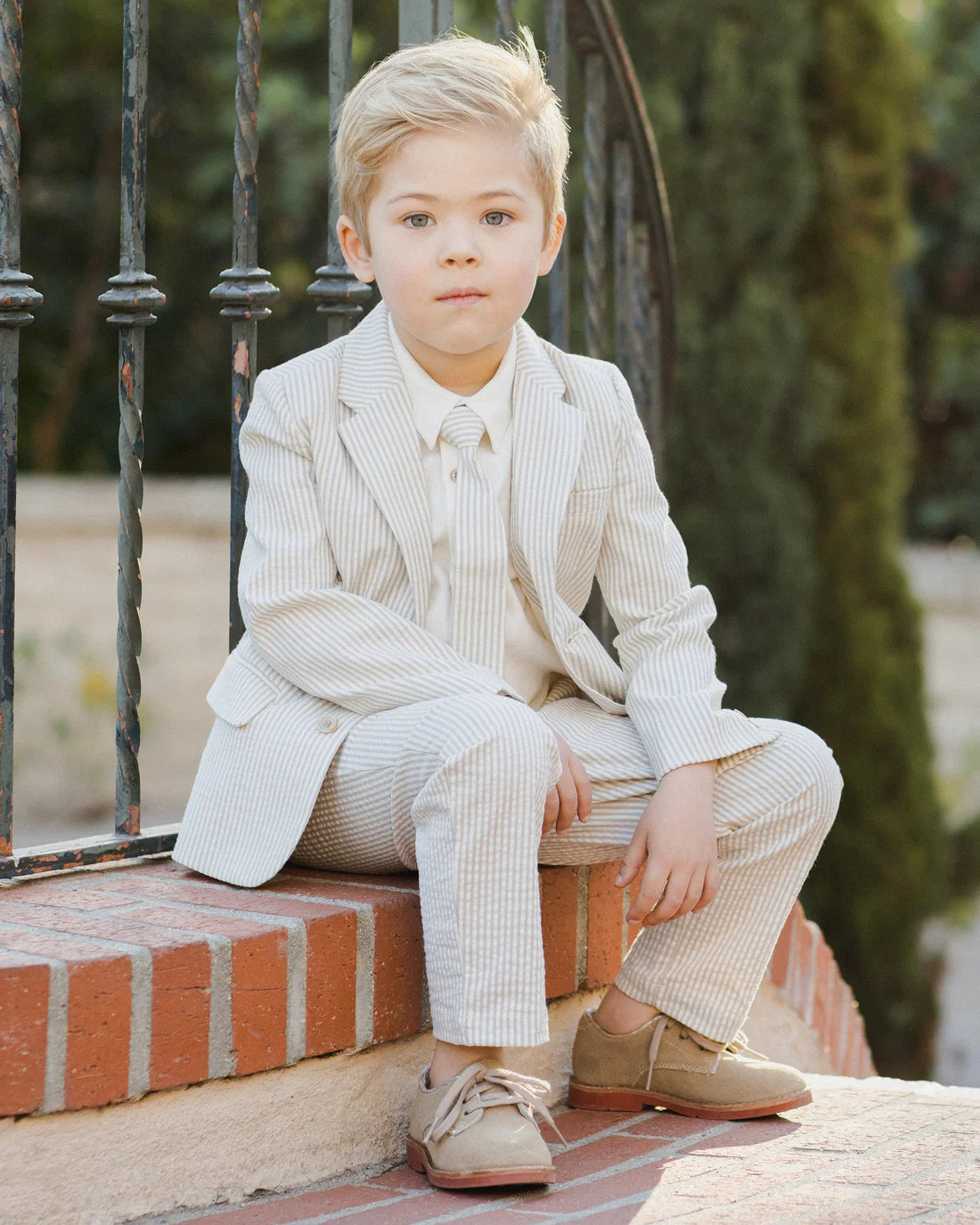 Noralee Sebastian Blazer | Sage Stripe