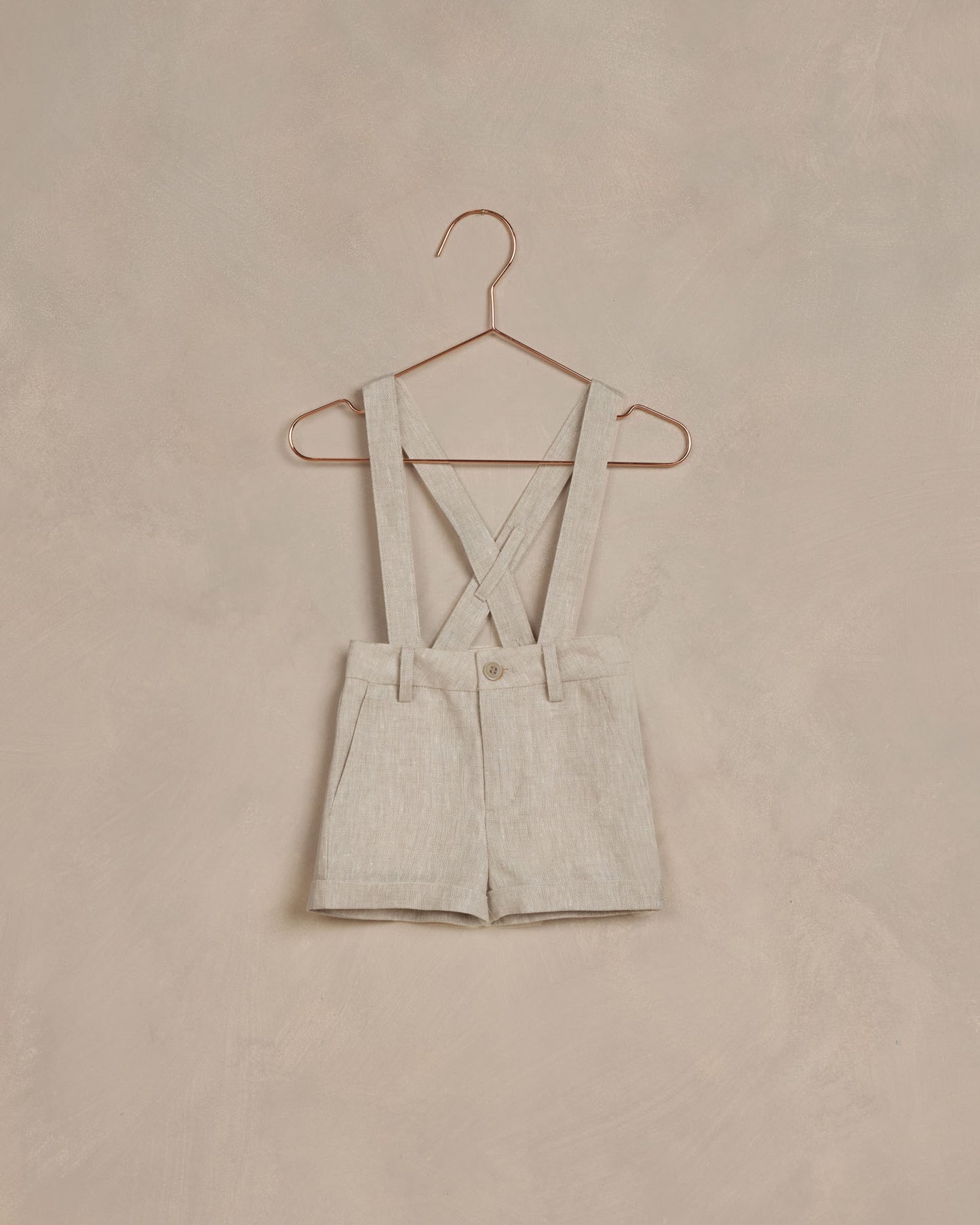 Noralee Suspender Short || Linen